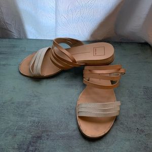 WOMEN’S STRAPY DRESSY SANDALS 1/2” WEDGE SIZE 10